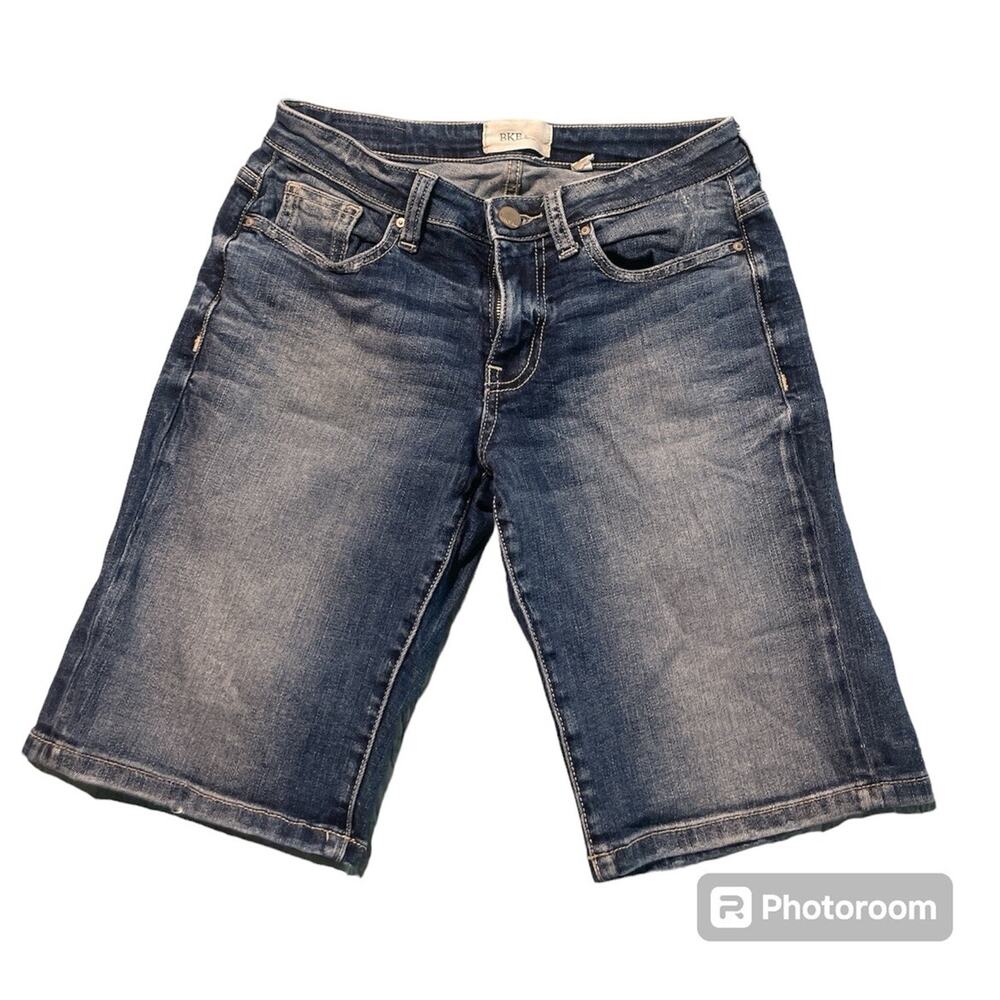 BKE Denim Bermuda womens jean Shorts size 25